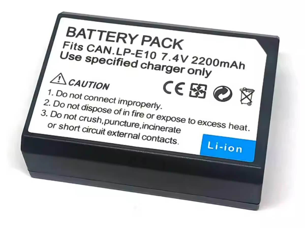 7.4V 2200mAh Digitalkamera Akku für CANON EOS 1100D