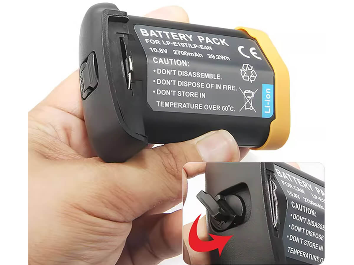 (Bild für) 11.1V 2600mAh Digitalkamera Akku für CANON EOS-1Ds Mark III
