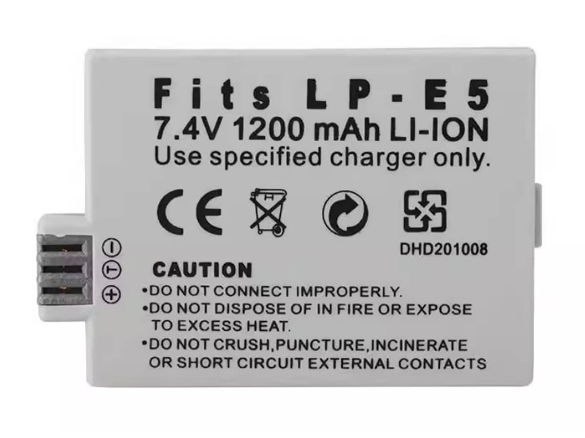 (Bild für) 7.4V 1200mAh Digitalkamera Akku für CANON EOS 1000D