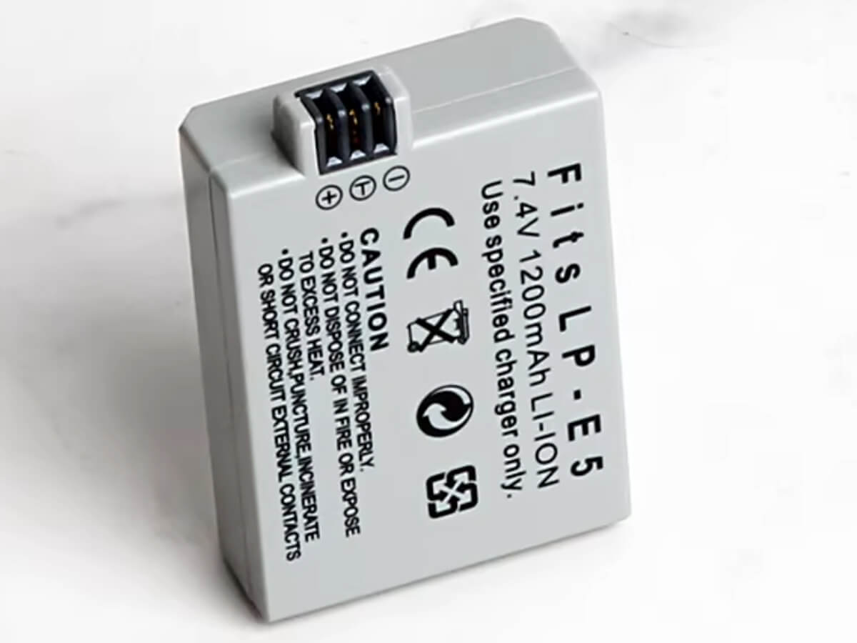 (Bild für) 7.4V 1200mAh Digitalkamera Akku für CANON EOS 1000D