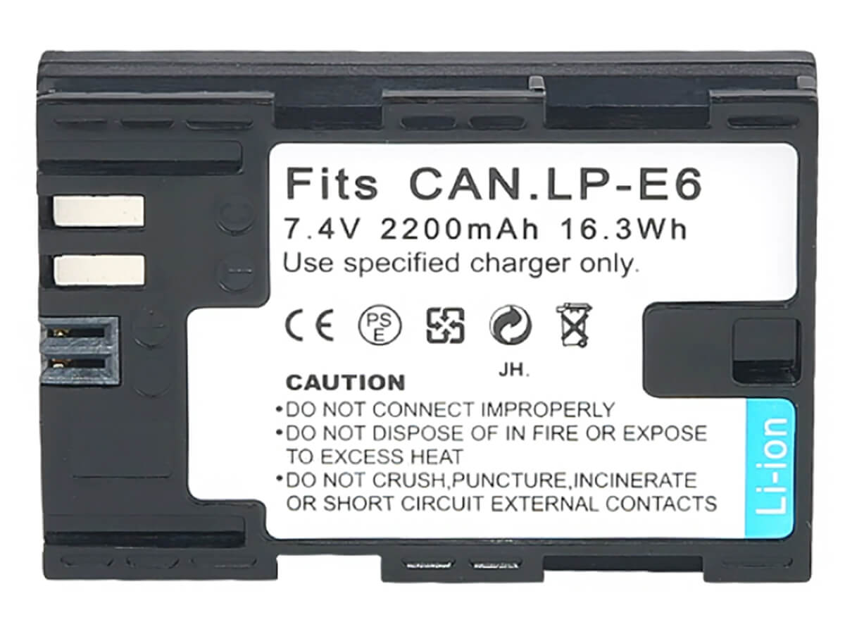7.4V 2200mAh Digitalkamera Akku für CANON EOS 5D Mark II