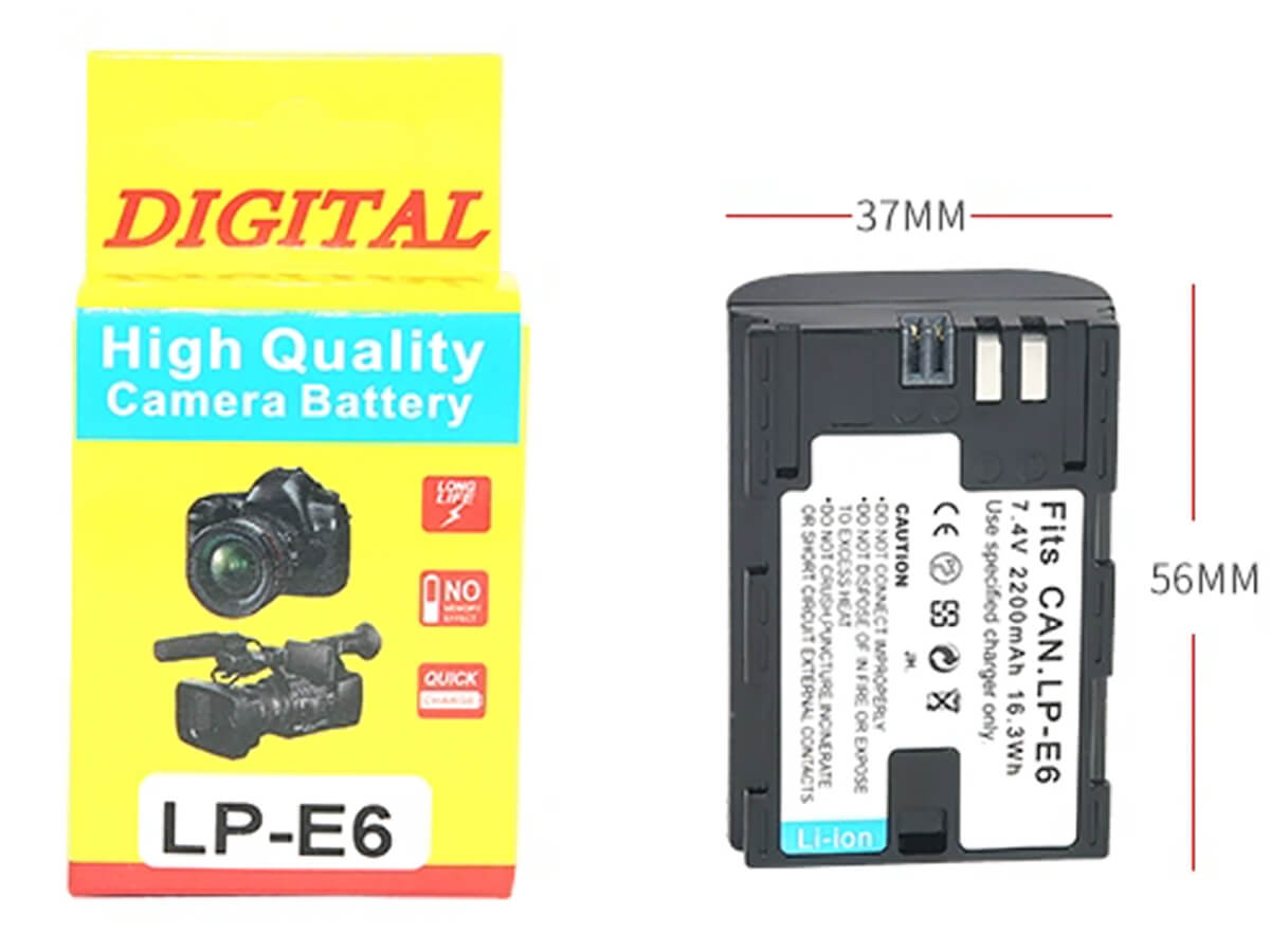 (Bild für) 7.4V 2200mAh Digitalkamera Akku für CANON EOS 5D Mark II