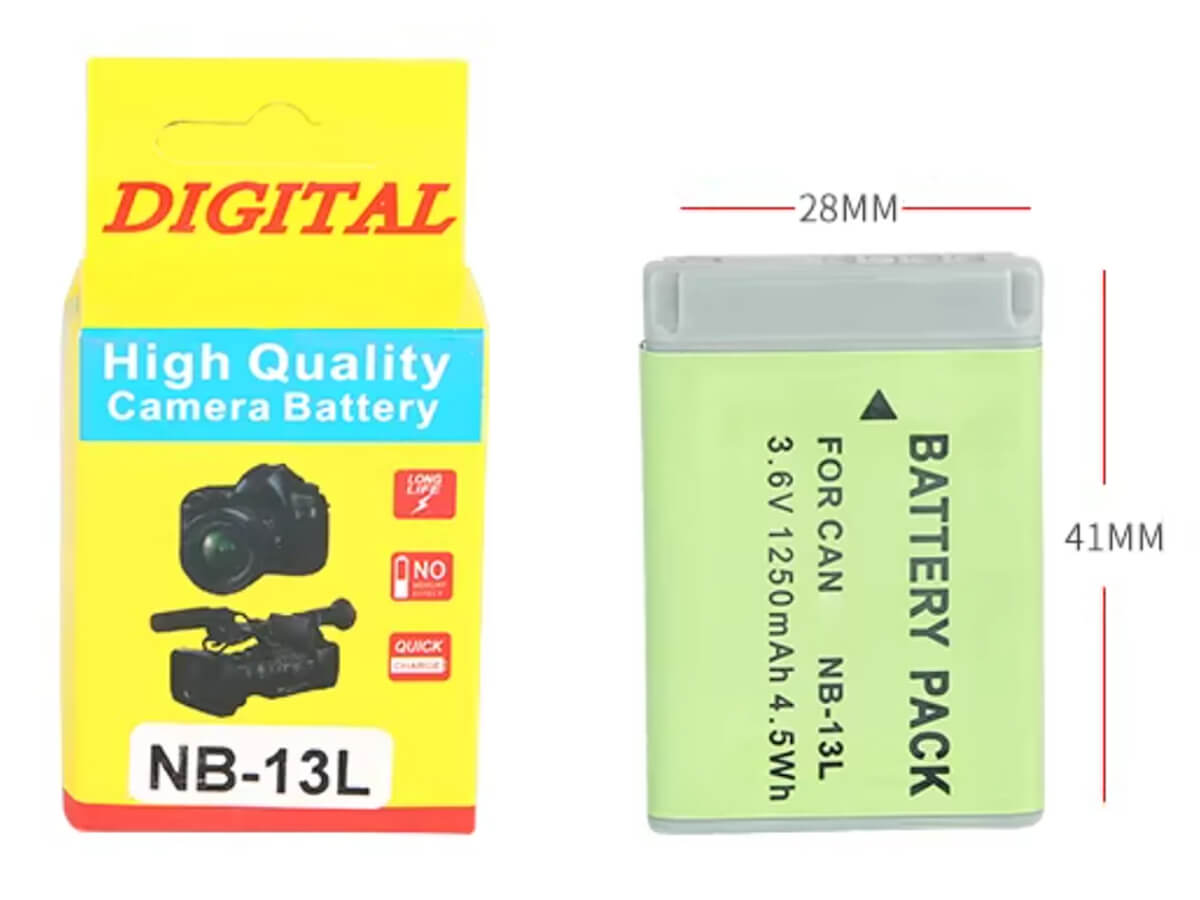 (Bild für) 3.6V 1250mAh Digitalkamera Akku für CANON NB-13L