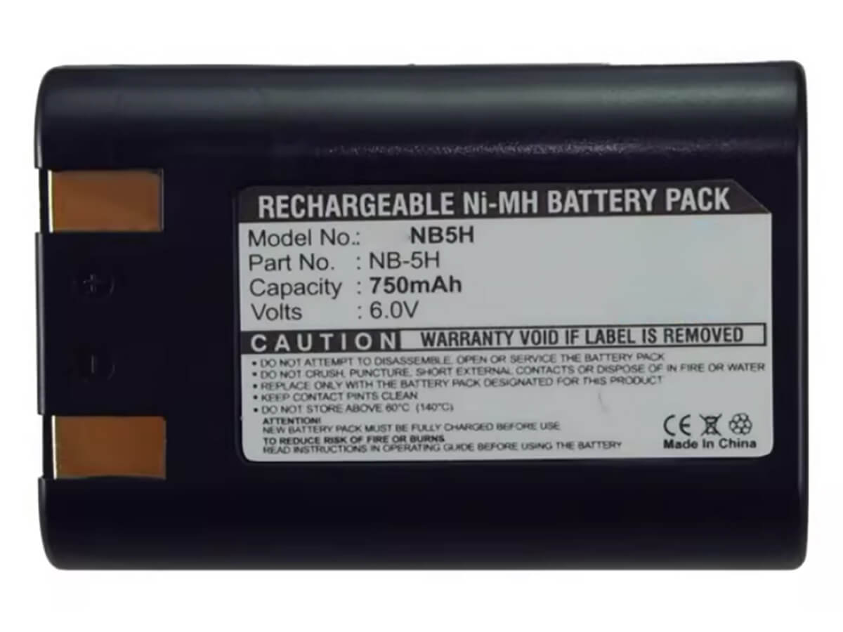 (Bild für) 6V 750mAh Digitalkamera Akku für CANON NB-5H