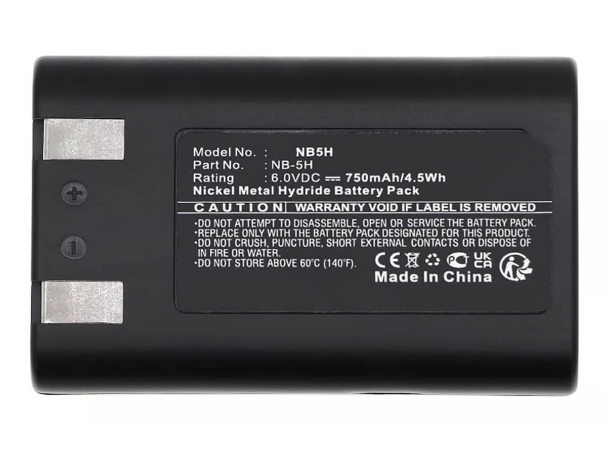 (Bild für) 6V 750mAh Digitalkamera Akku für CANON NB-5H