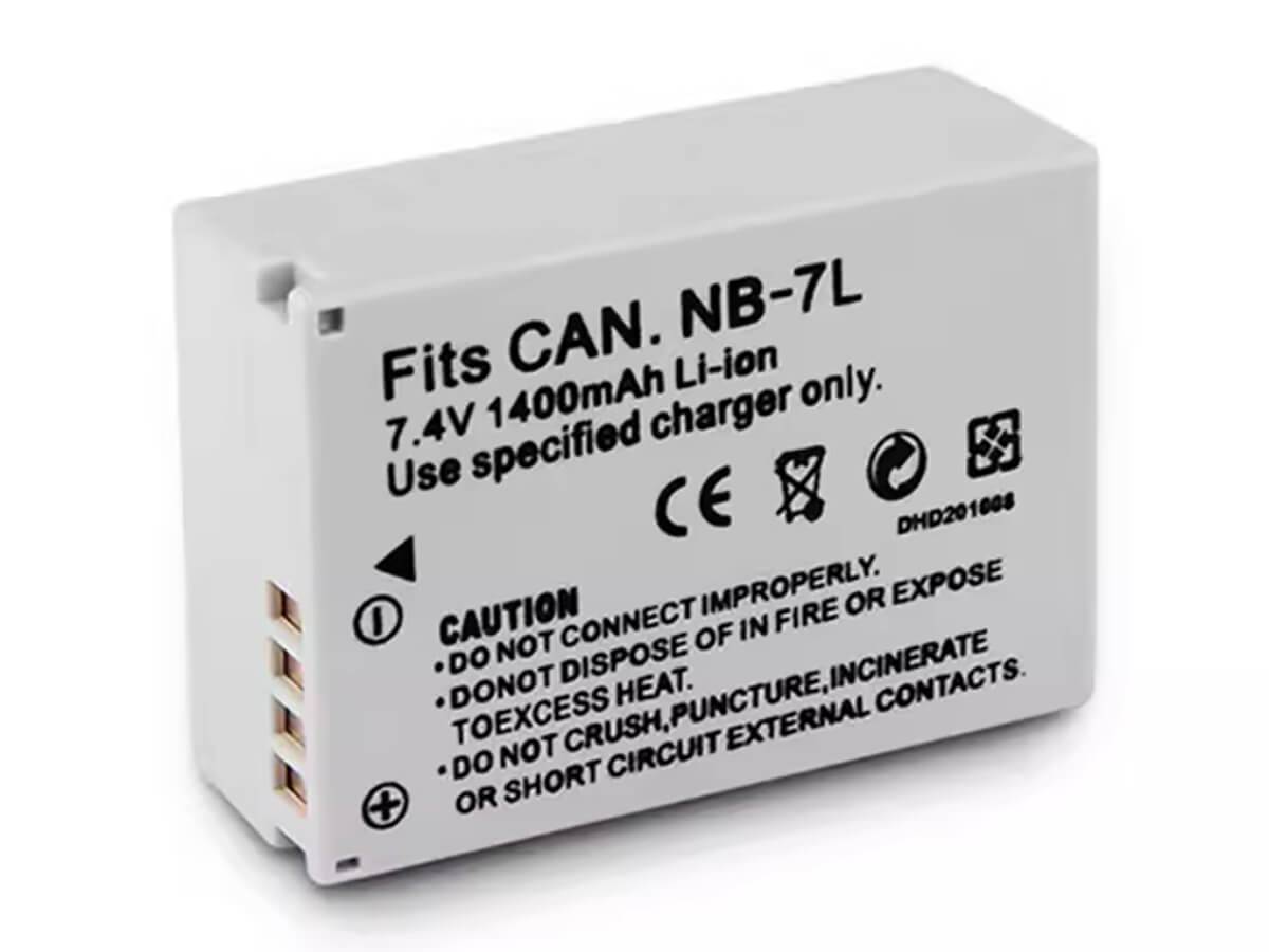 7.4V 1400mAh Digitalkamera Akku für CANON NB-7L