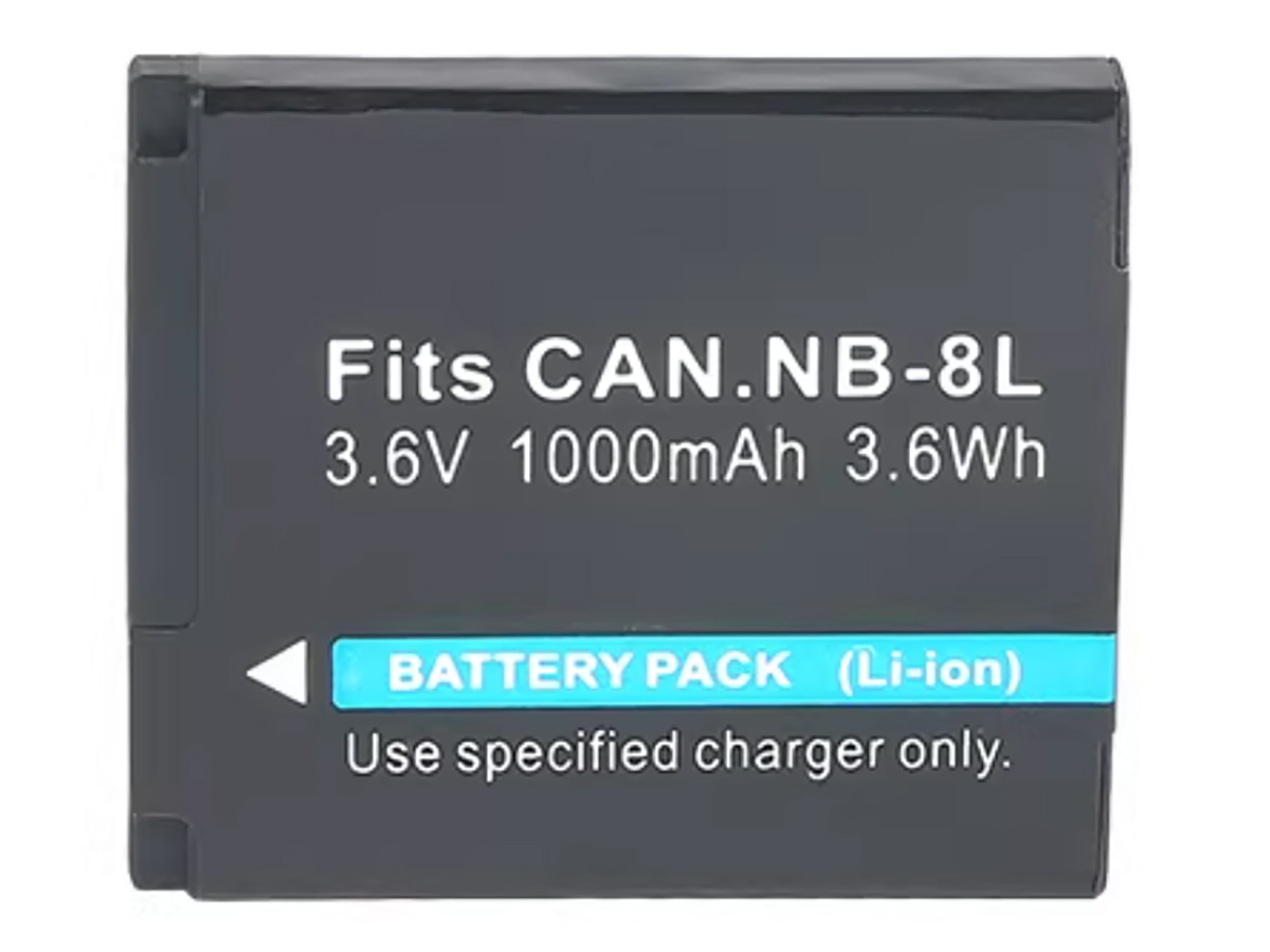3.6V 1000mAh Digitalkamera Akku für CANON NB-8L