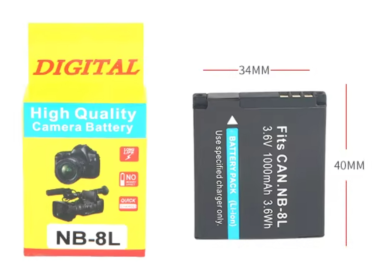 (Bild für) 3.6V 1000mAh Digitalkamera Akku für CANON PowerShot A2200
