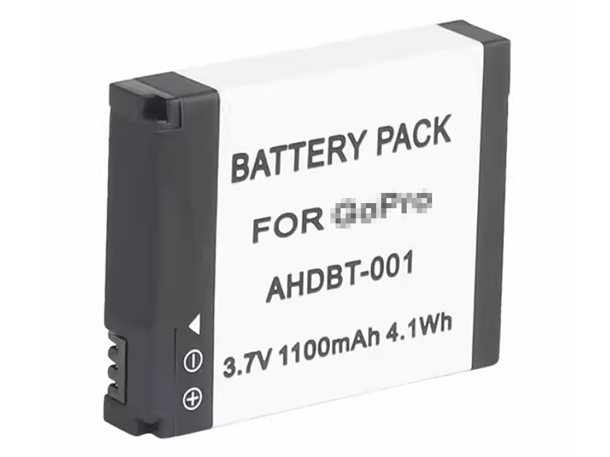 3.7V 1100mAh Digitalkamera Akku für GoPro AHDBT-001
