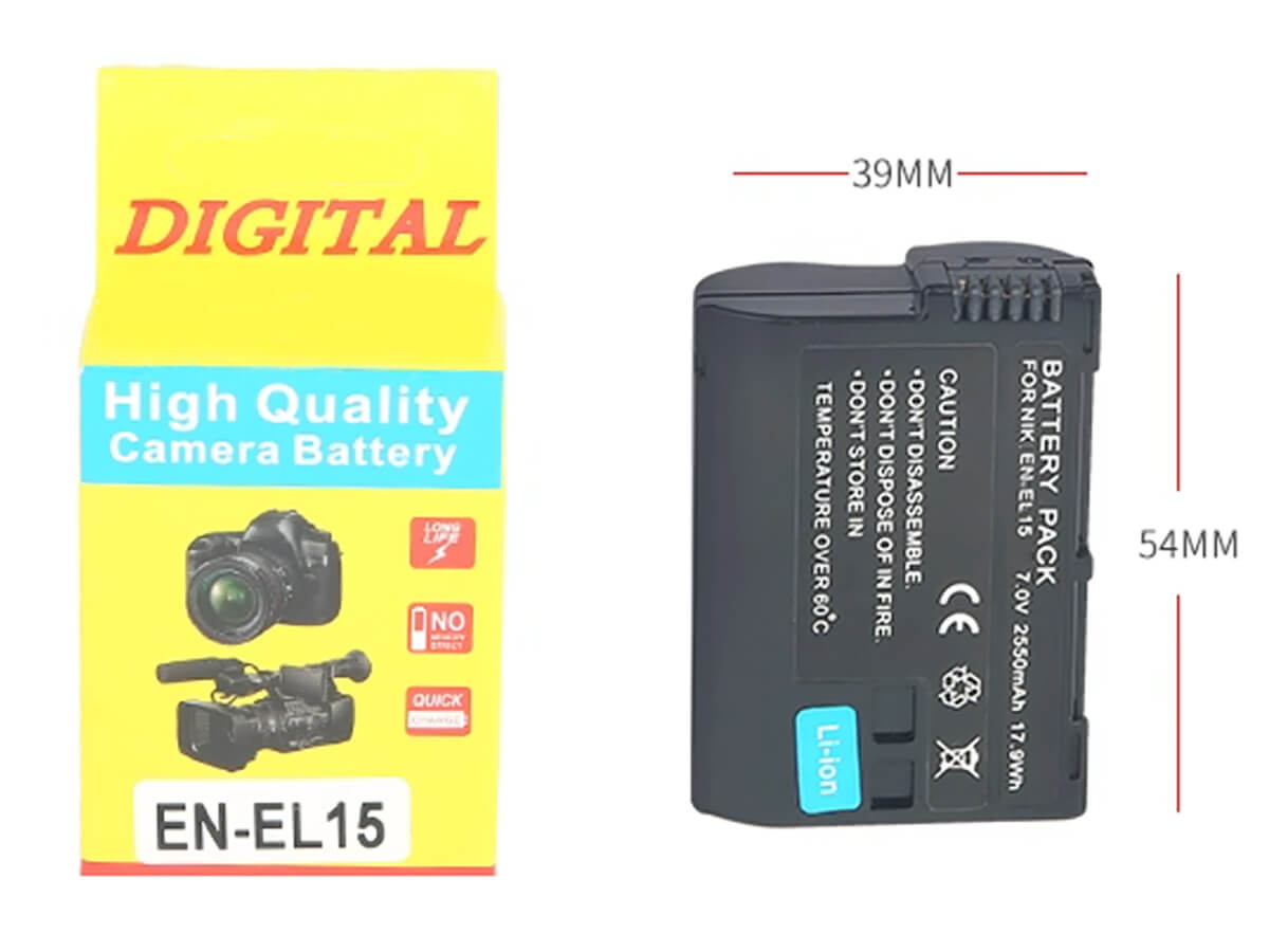 (Bild für) 7.2V 2550mAh Digitalkamera Akku für NIKON 1 V1