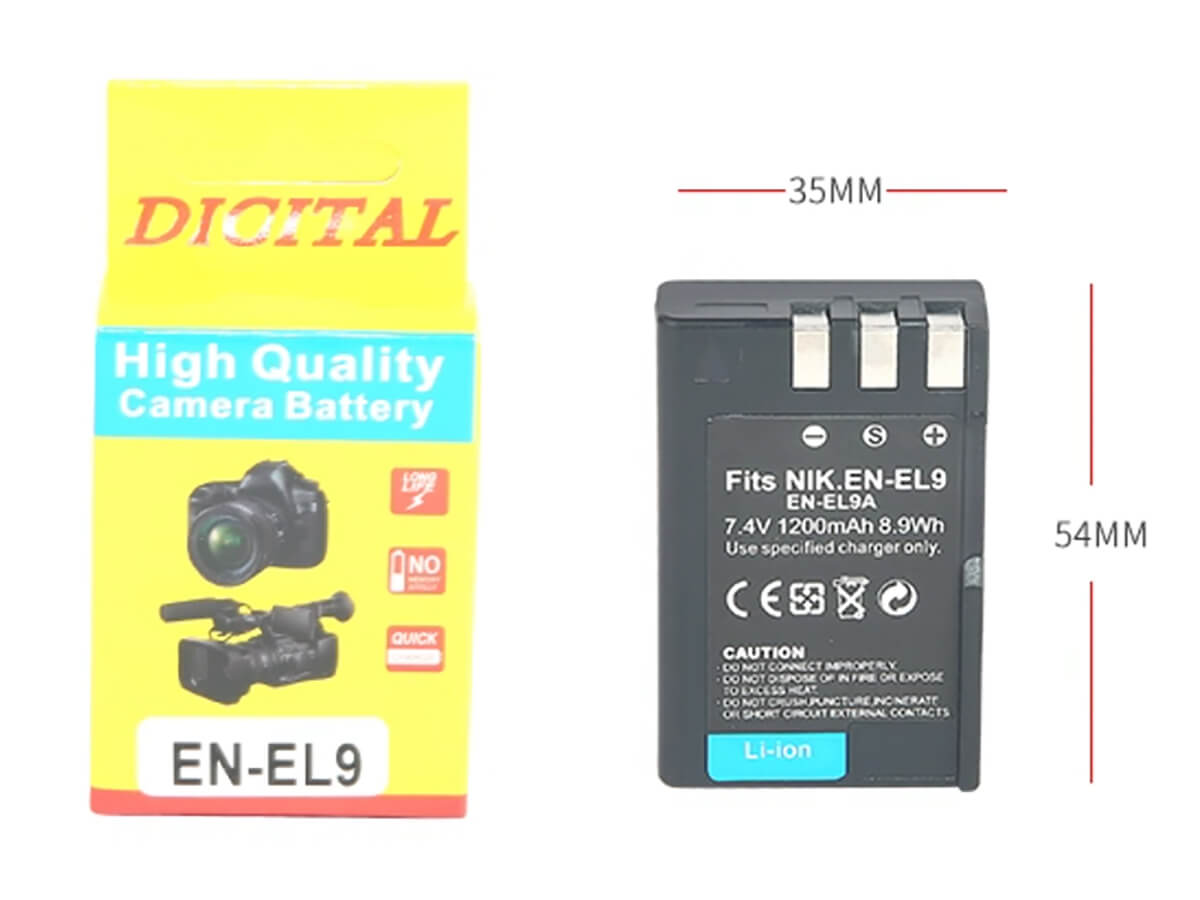 (Bild für) 7.4V 1200mAh Digitalkamera Akku für NIKON D60