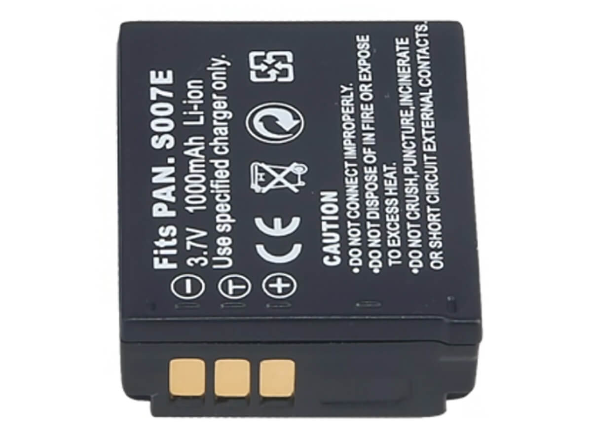 (Bild für) 3.7V 1000mAh Digitalkamera Akku für PANASONIC CGA-S007