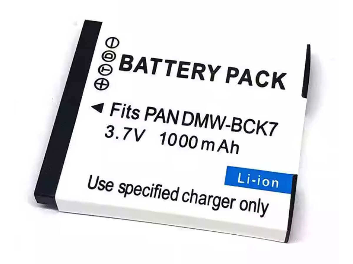 3.7V 1000mAh Digitalkamera Akku für PANASONIC DMW-BCK7