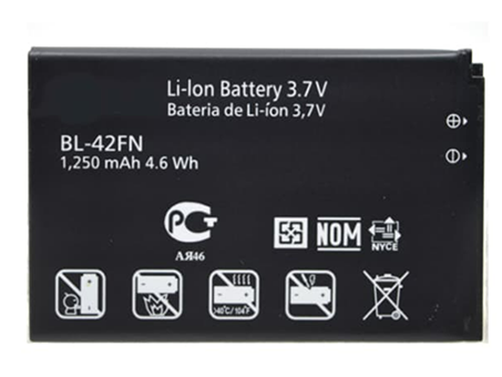 3.7V 4.6Wh Handy Akku für LG BL-42FN
