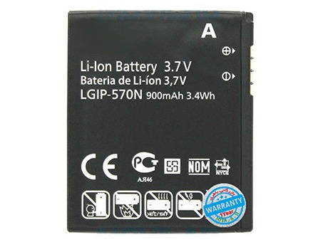 3.7V 3.4Wh Handy Akku für LG BL20