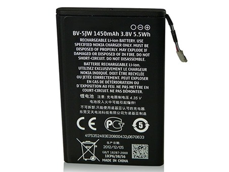 3.8V 5.5Wh Handy Akku für NOKIA BV-5JW