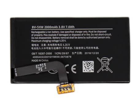 3.8V 7.6Wh Handy Akku für NOKIA BV-5XW