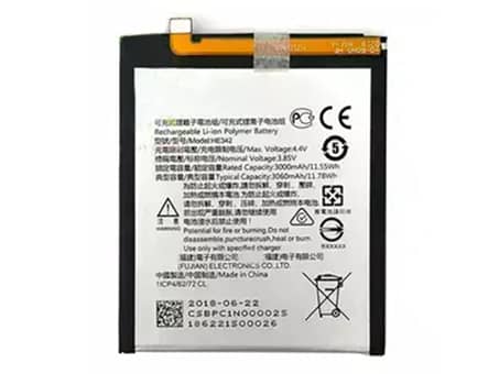 3.85V 11.78Wh Handy Akku für NOKIA HE342