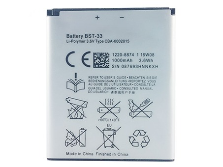 3.6V 3.4Wh Handy Akku für SONY ERICSSON Aino