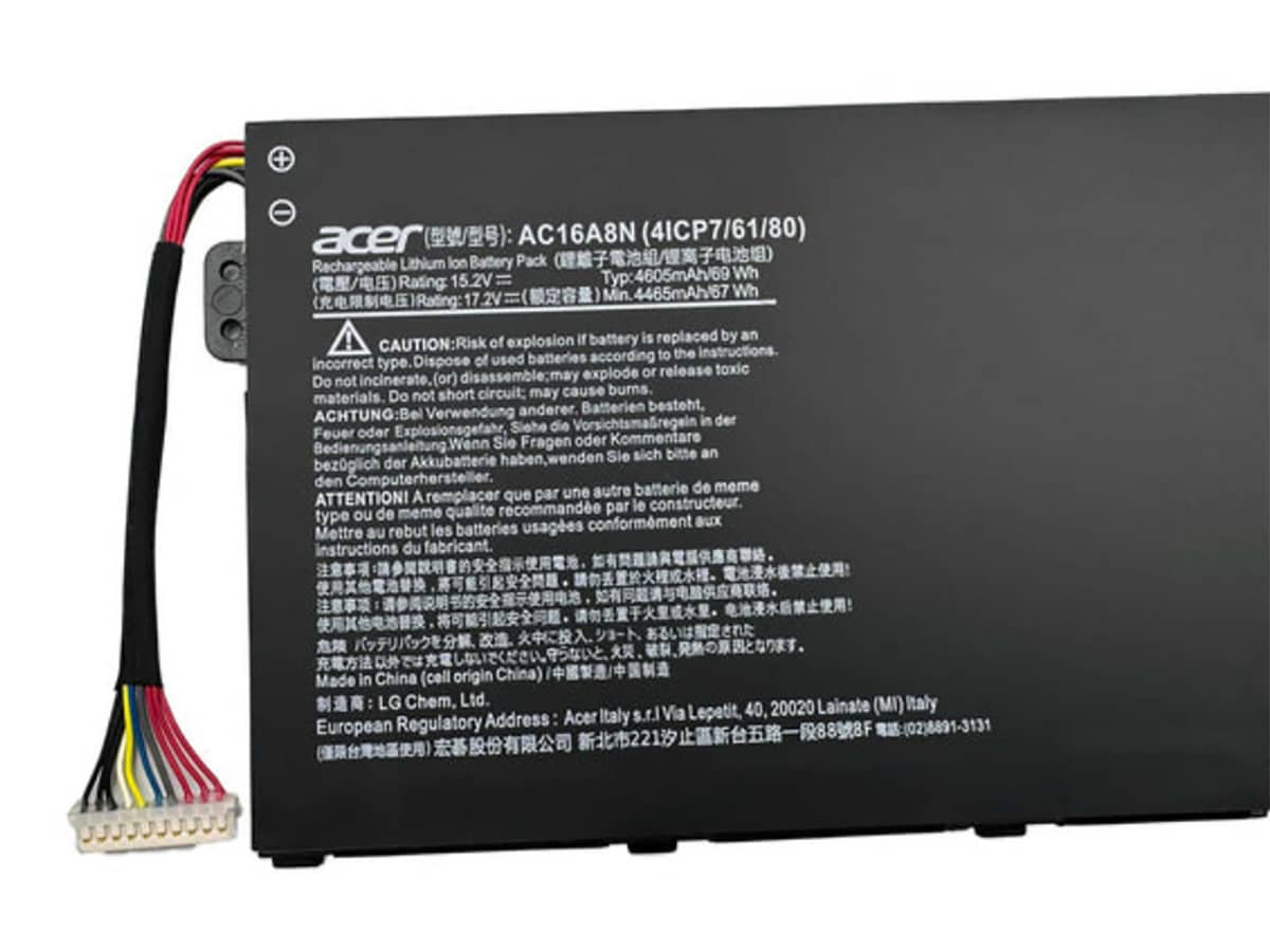 (Bild für) 15.2V 69Wh Laptop Akku für ACER AC16A8N(4ICP7/61/80)