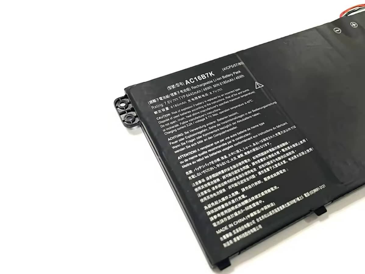 (Bild für) 7.6V 48Wh Laptop Akku für ACER AC16B7K(4ICP5/57/80)