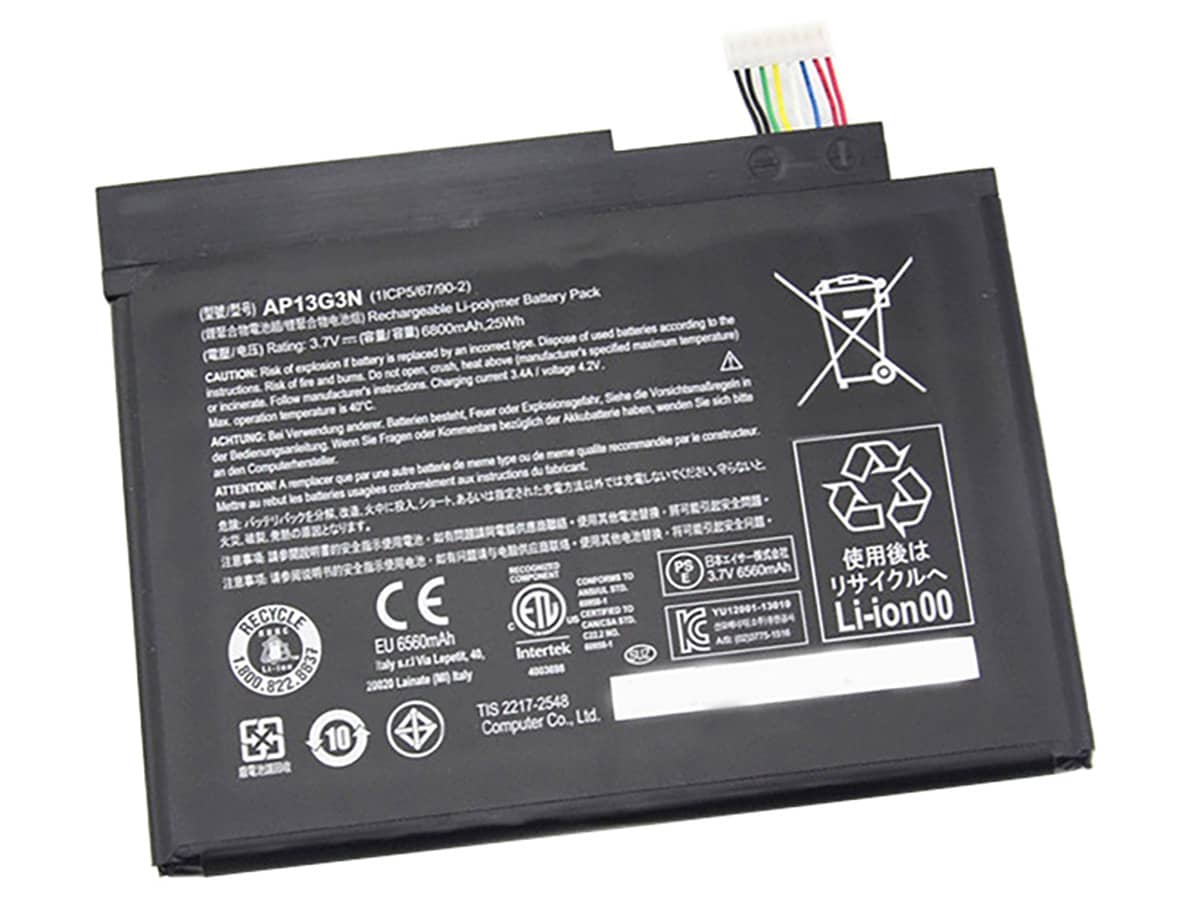 3.7V 25Wh Laptop Akku für ACER AP13G3N