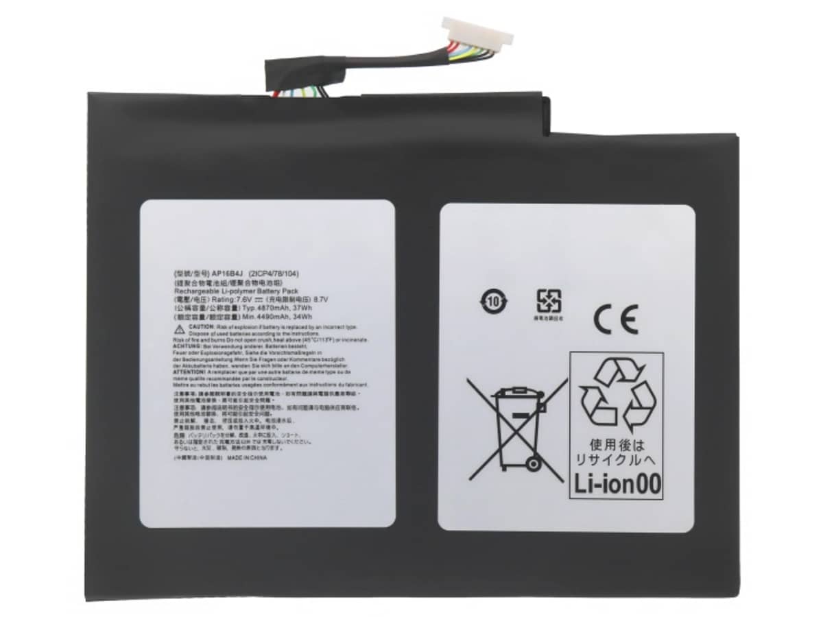 7.6V 37Wh Laptop Akku für ACER AP16B4J