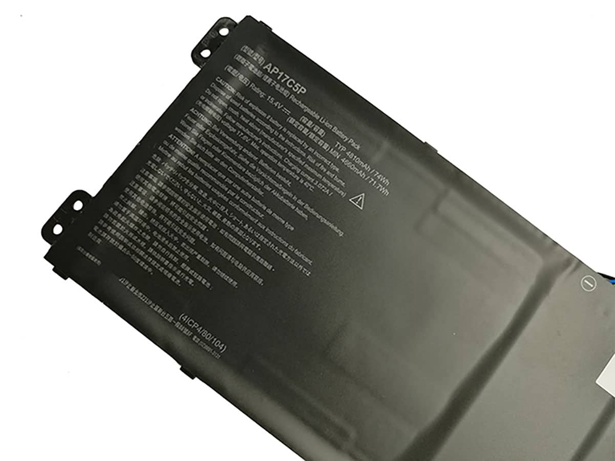 (Bild für) 15.4V 74Wh Laptop Akku für ACER AP17C5P(4ICP4/80/104)