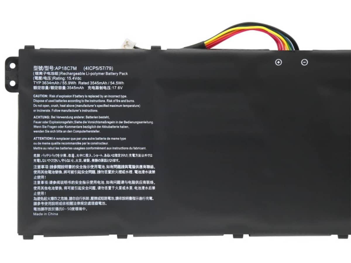 (Bild für) 15.4V 55.9Wh Laptop Akku für ACER AP18C7M