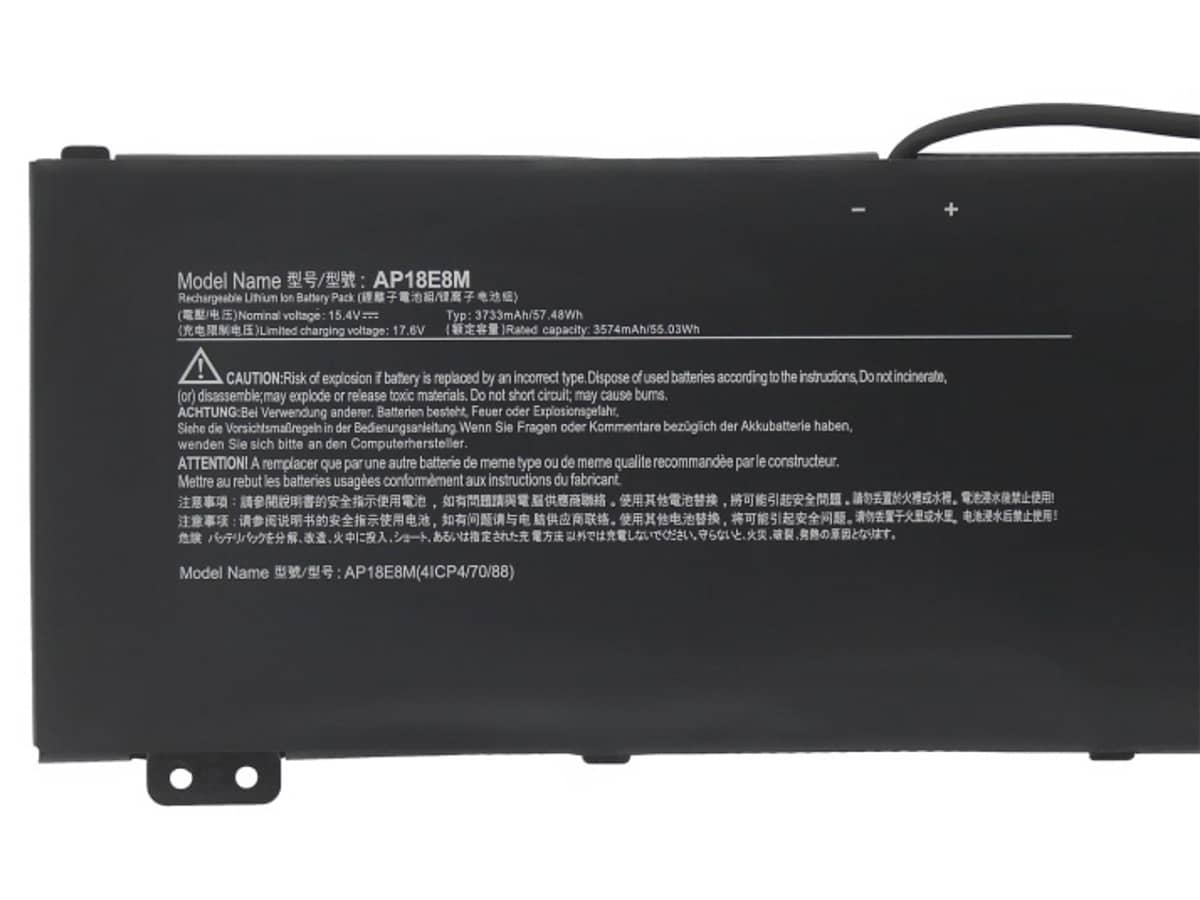 (Bild für) 15.4V 57.48Wh Laptop Akku für ACER AP18E7M