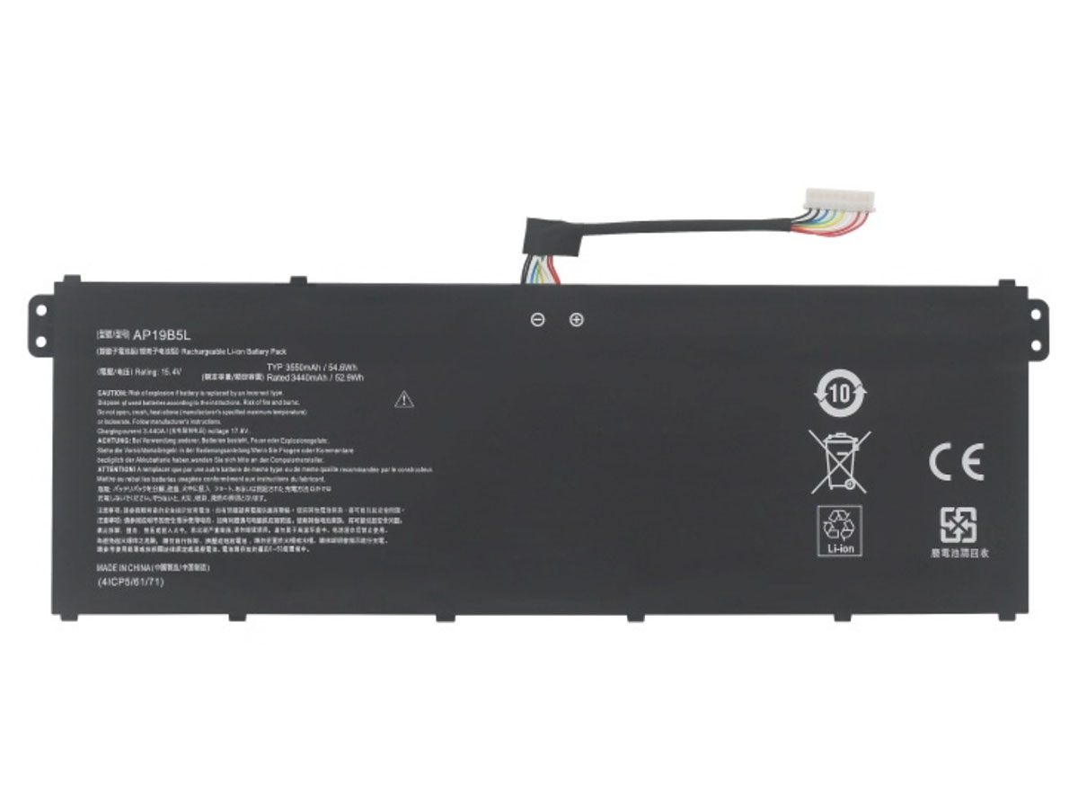 15.4V 54.6Wh Laptop Akku für ACER AP19B5L