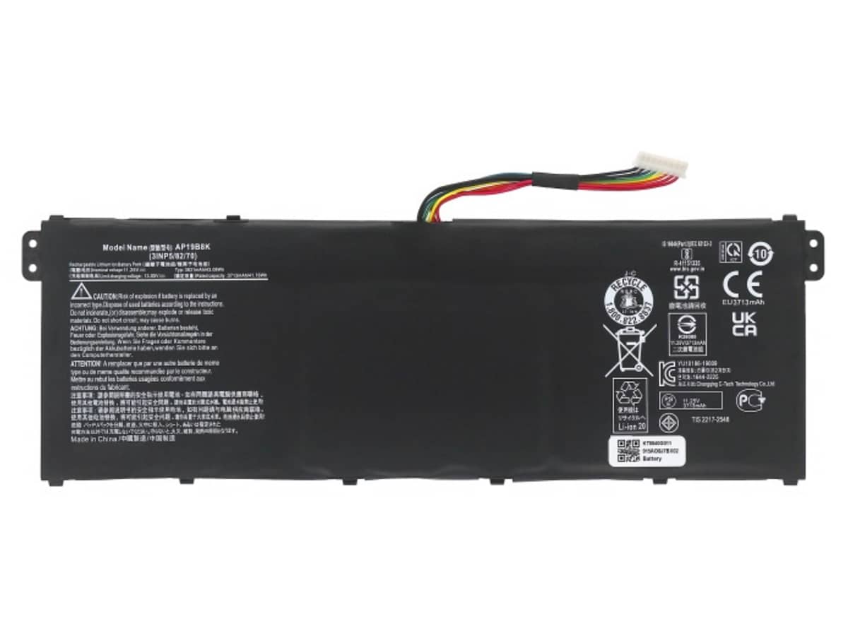 11.25V 43.08Wh Laptop Akku für ACER AP19B5K