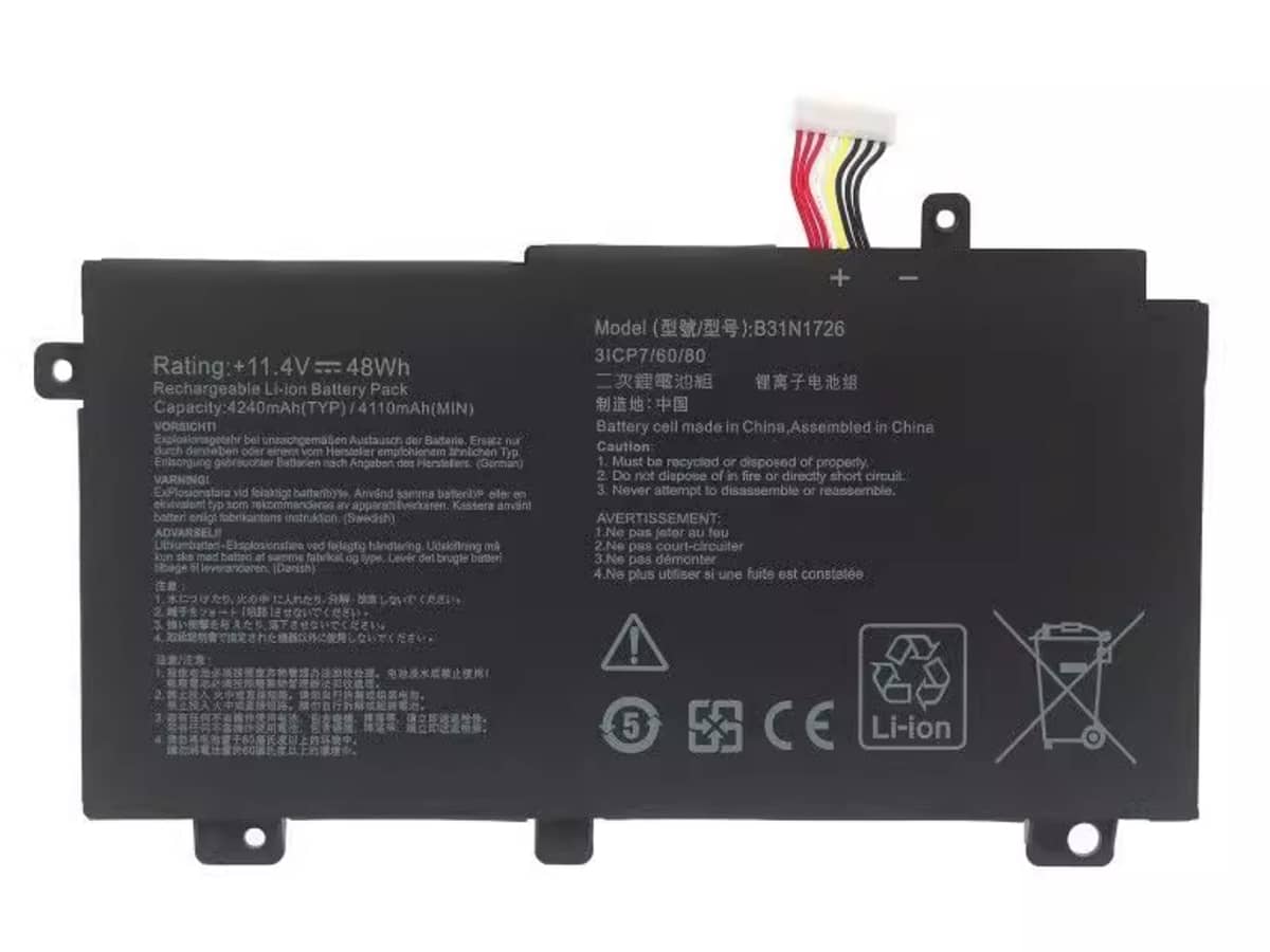 (Bild für) 11.4V 48Wh Laptop Akku für ASUS 0B200-02910000