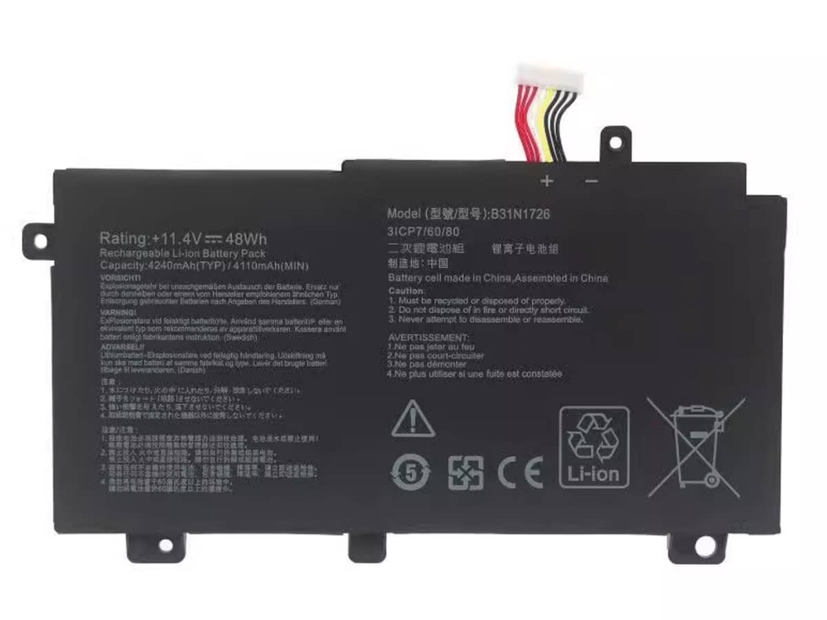 (Bild für) 11.4V 48Wh Laptop Akku für ASUS 0B200-02910000