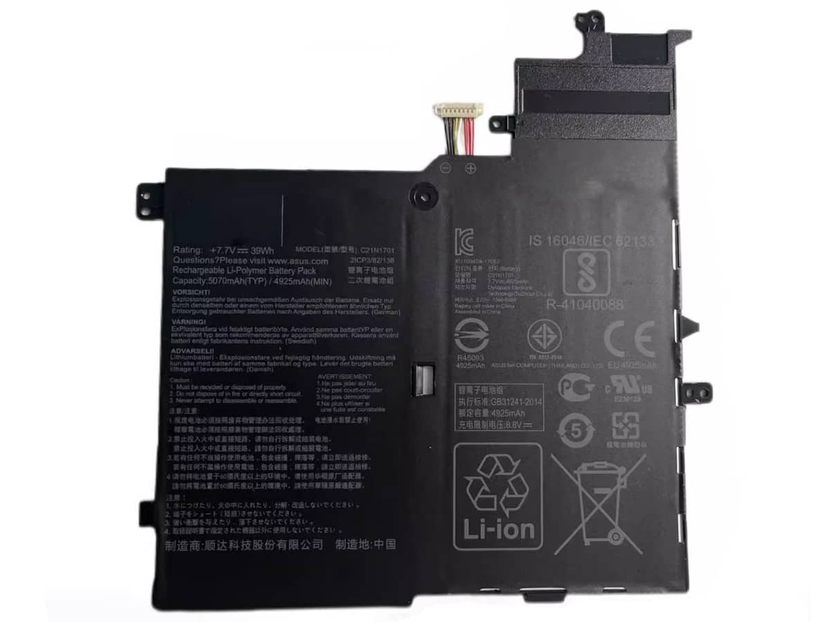 7.7V 39Wh Laptop Akku für ASUS 0B200-02640000