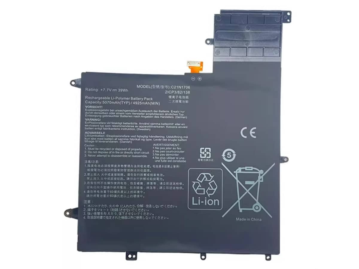 7.7V 39Wh Laptop Akku für ASUS 0B200-02420200