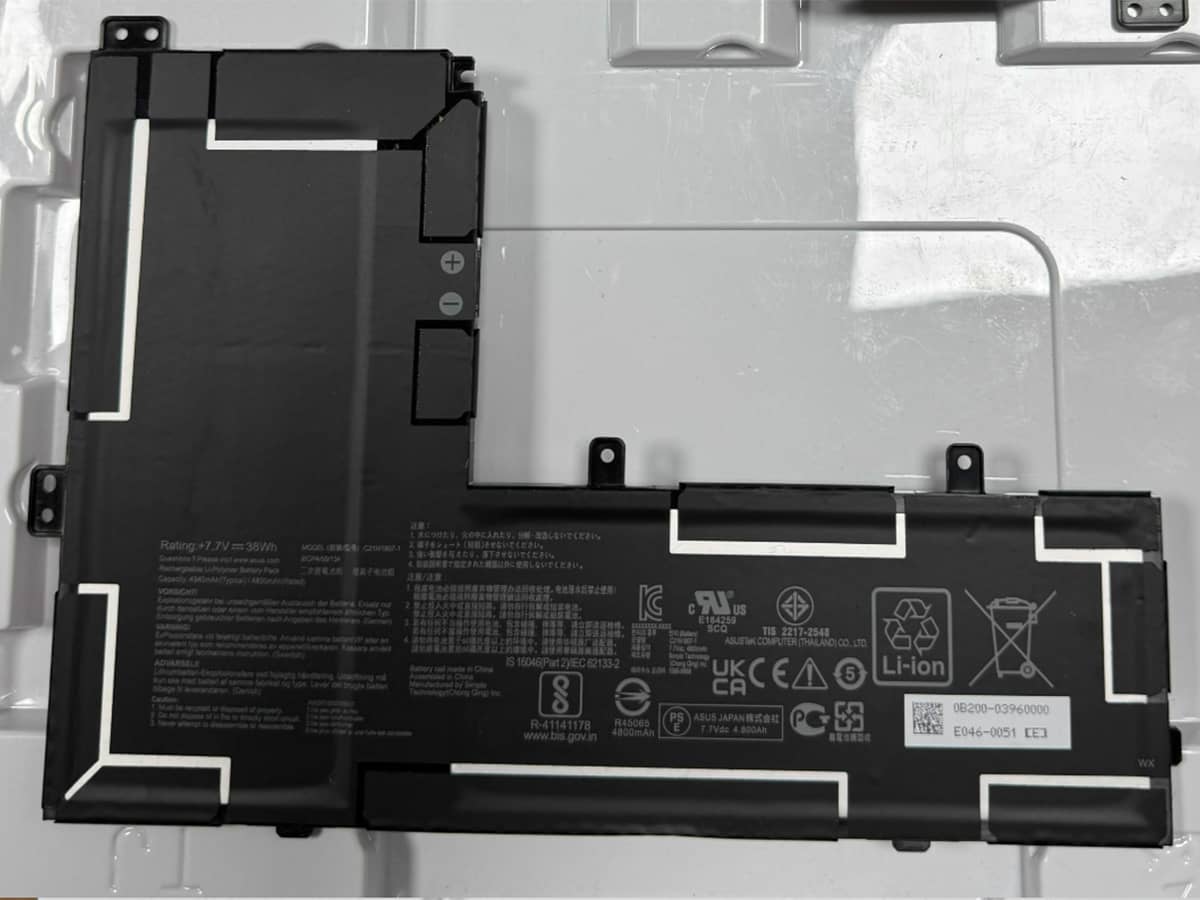 (Bild für) 7.7V 38Wh Laptop Akku für ASUS 0B200-03960000