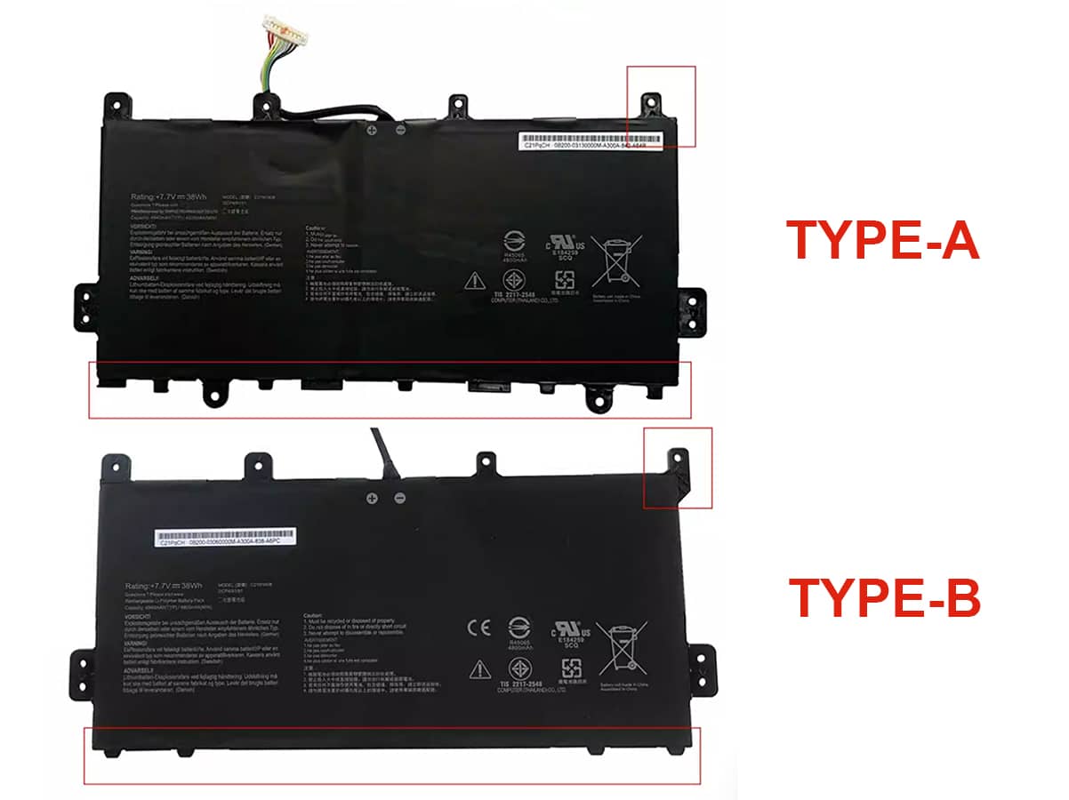 7.7V 38Wh Laptop Akku für ASUS 0B200-03060000