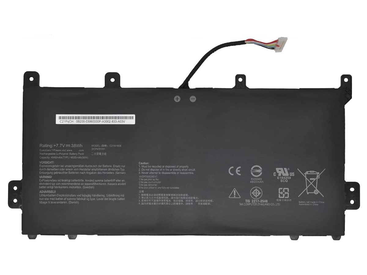 (Bild für) 7.7V 38Wh Laptop Akku für ASUS 0B200-03130000