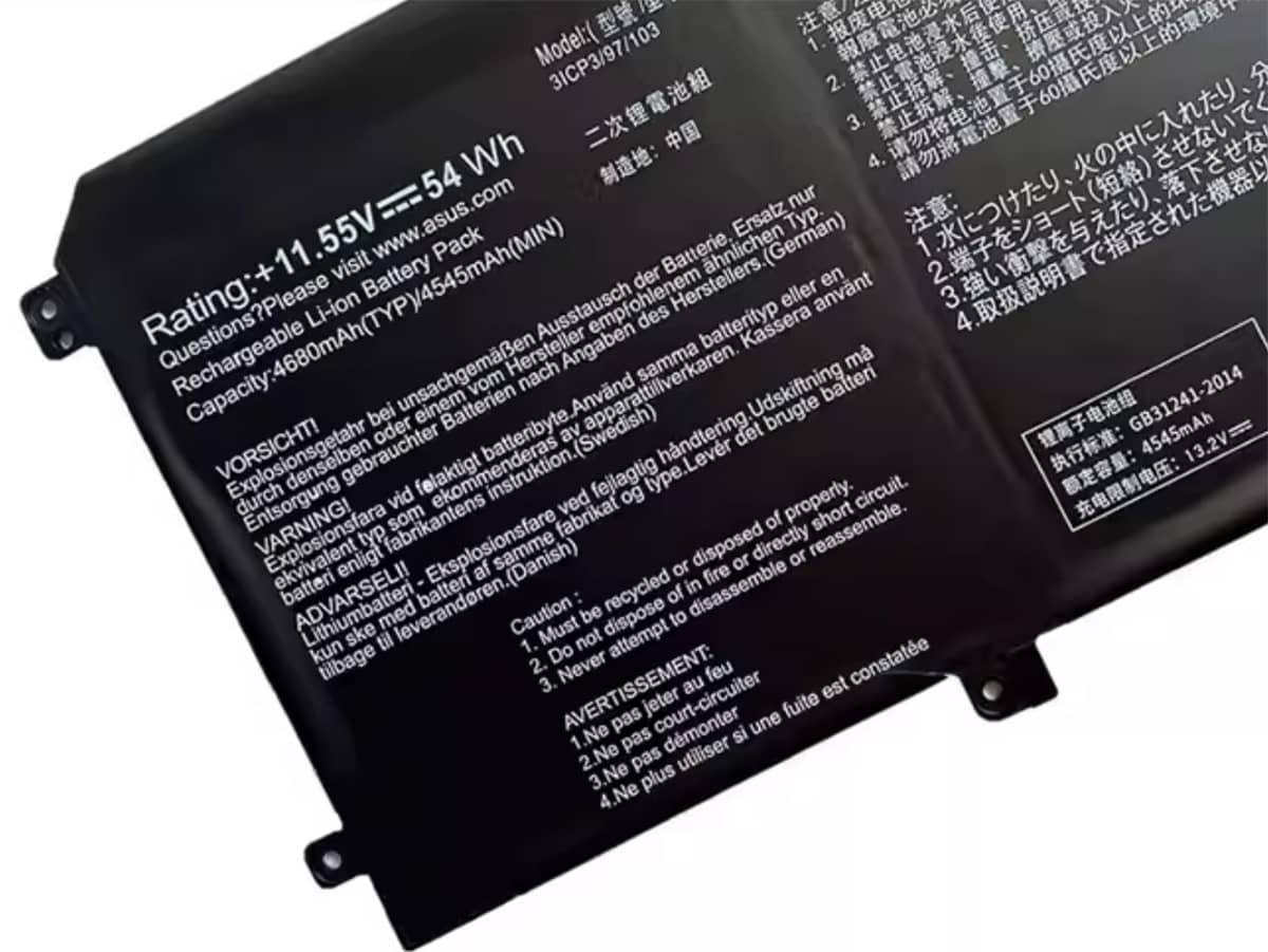 (Bild für) 11.55V 54Wh Laptop Akku für ASUS 0B200-02090100