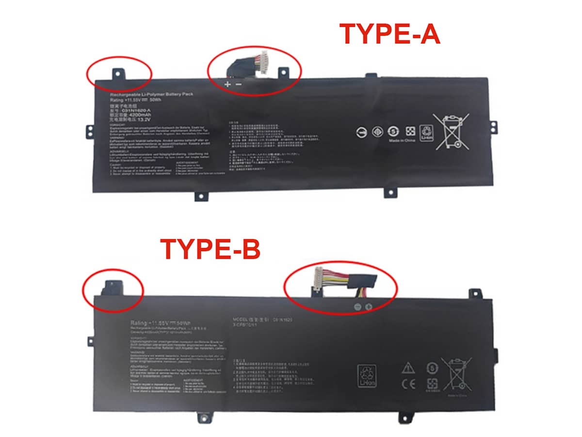 11.55V 50Wh Laptop Akku für ASUS C31N1620