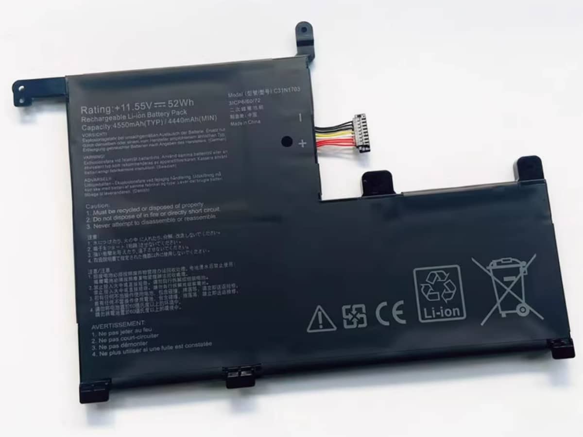 11.55V 52Wh Laptop Akku für ASUS 0B200-02650100