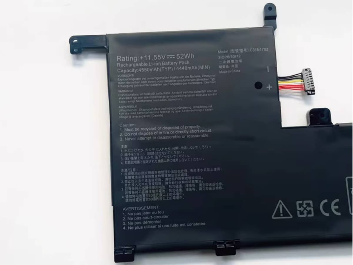 (Bild für) 11.55V 52Wh Laptop Akku für ASUS 0B200-02650100