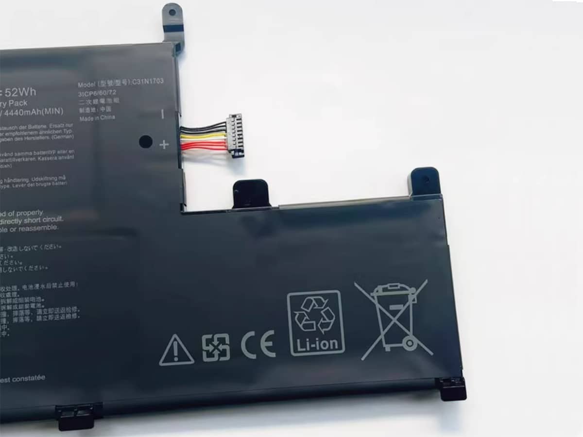 (Bild für) 11.55V 52Wh Laptop Akku für ASUS 0B200-02650100