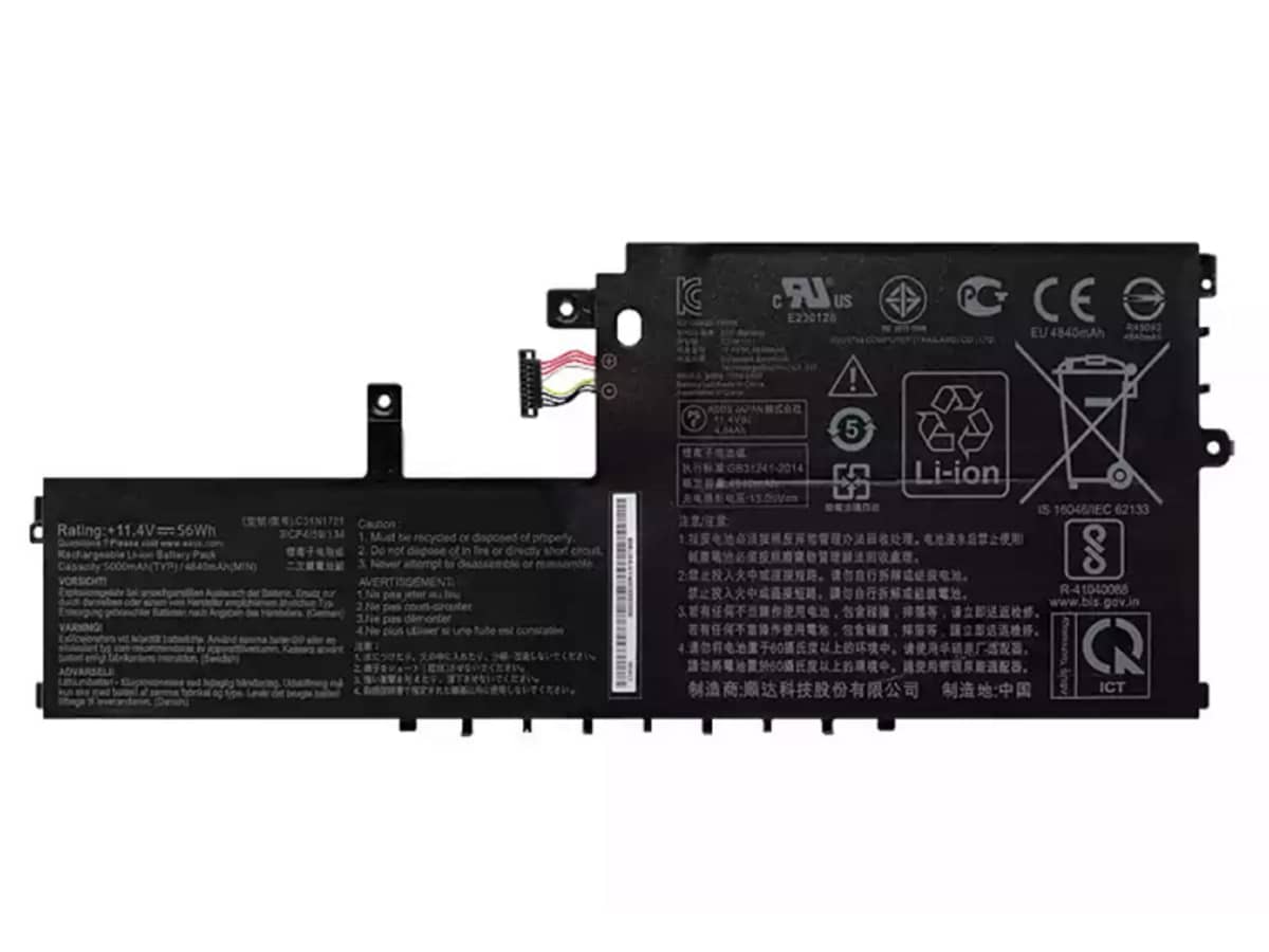 11.4V 56Wh Laptop Akku für ASUS 0B200-02830300