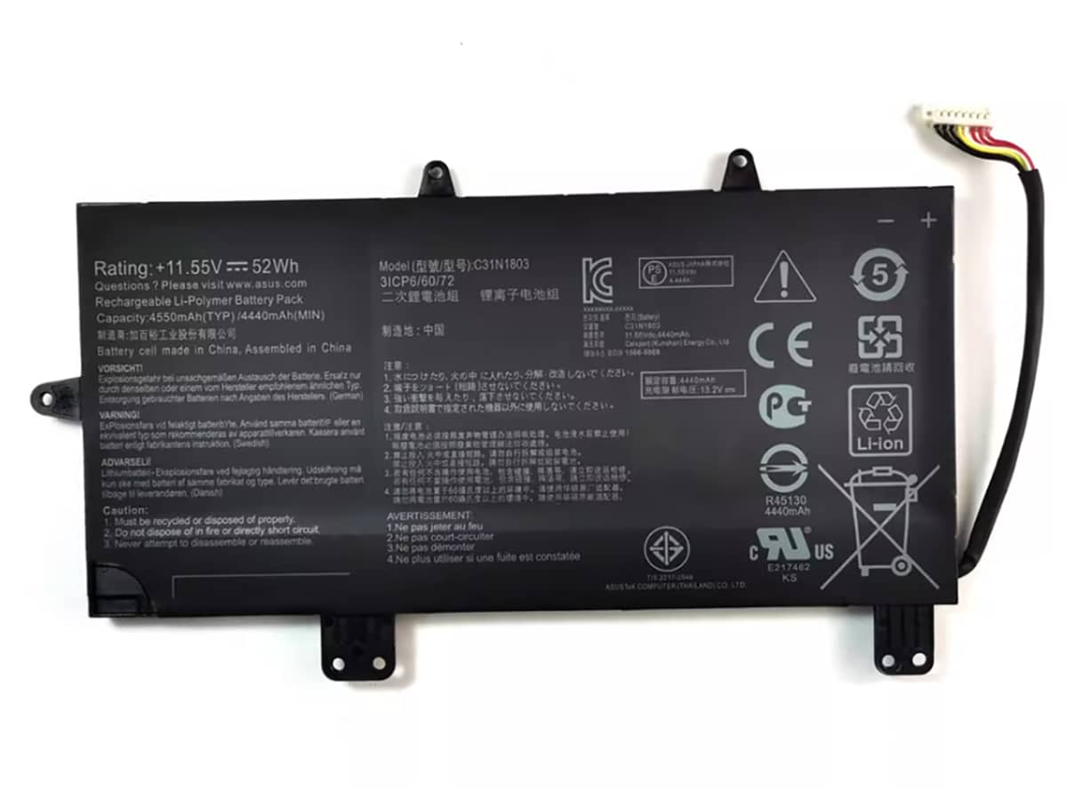 11.55V 52Wh Laptop Akku für ASUS 0B200-02980200