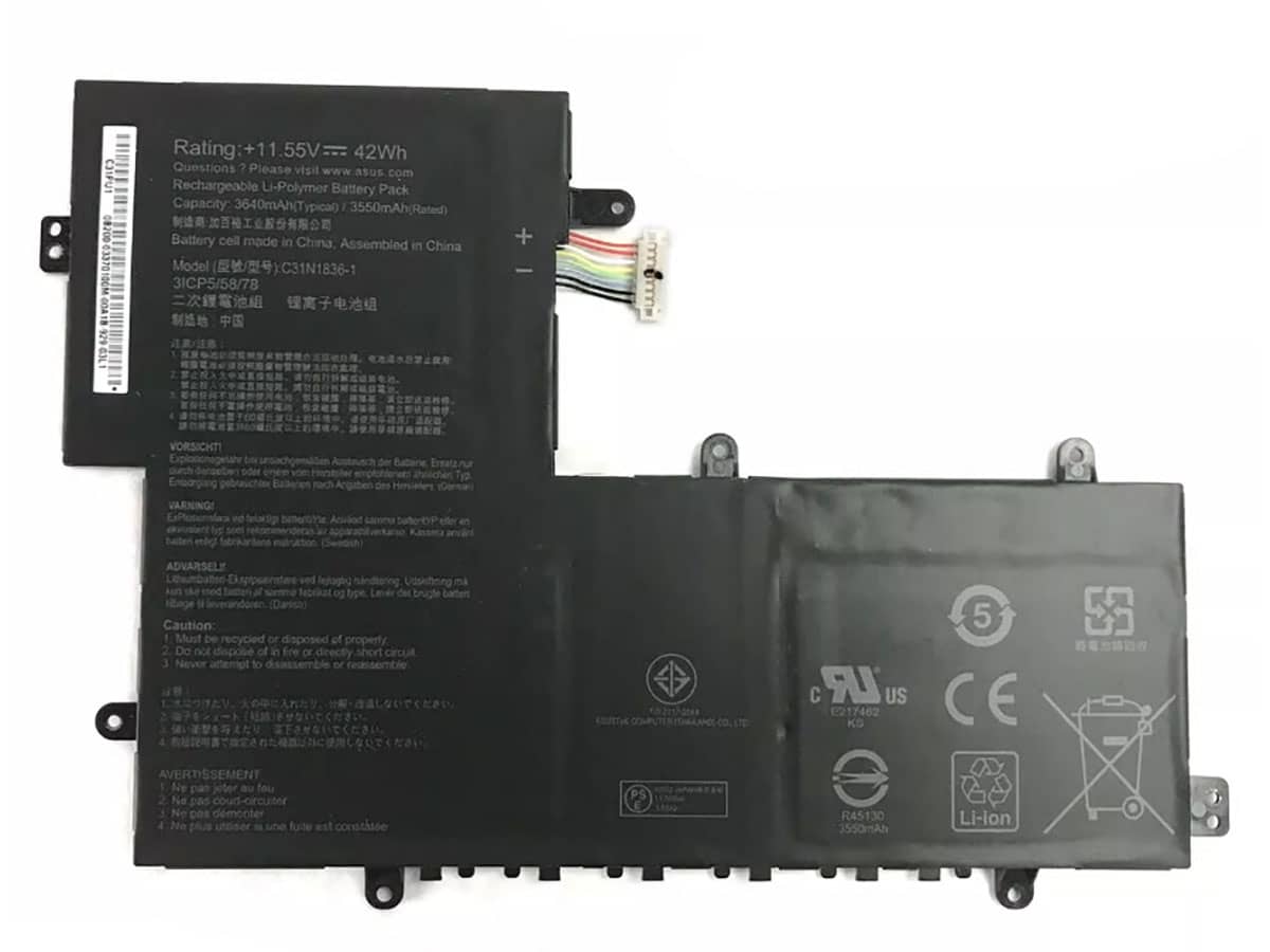 11.55V 42Wh Laptop Akku für ASUS 0B200-03370000