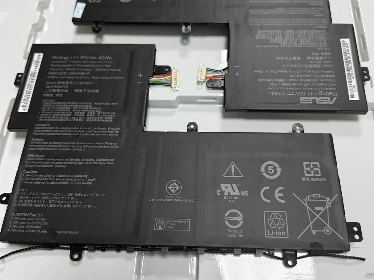 (Bild für) 11.55V 42Wh Laptop Akku für ASUS 0B200-03370000