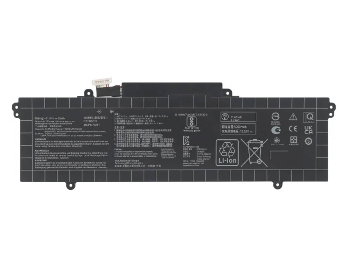 11.61V 63Wh Laptop Akku für ASUS 0B200-04030000