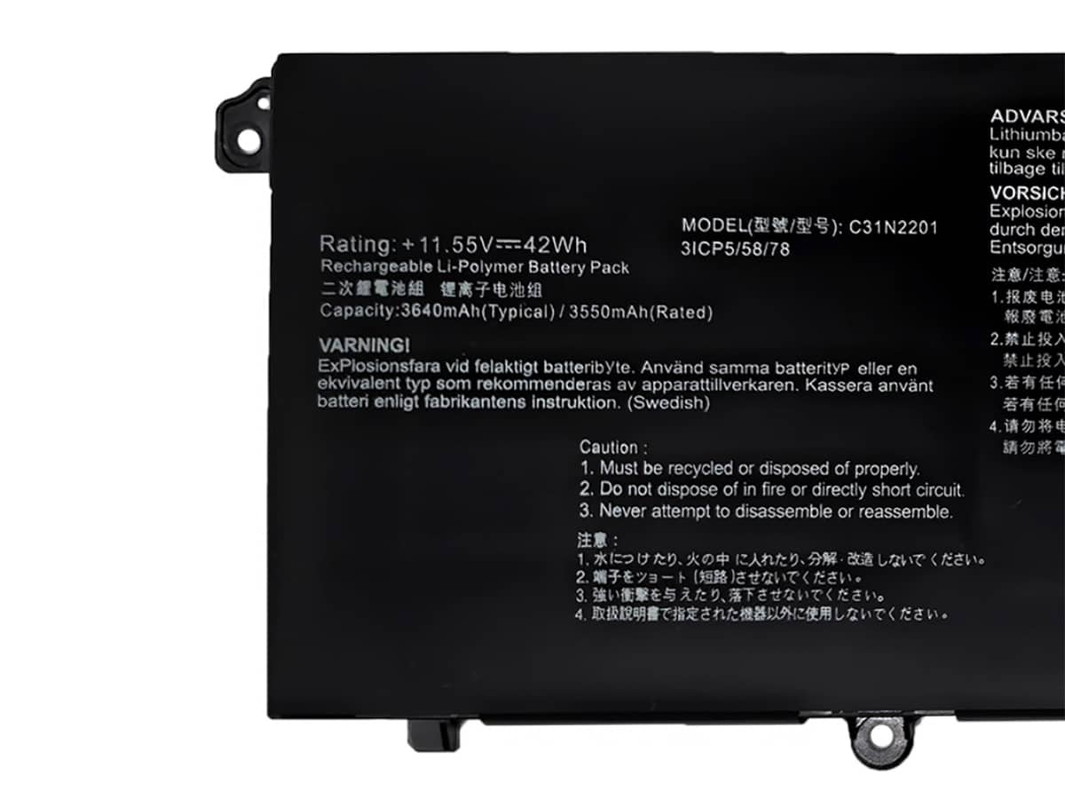 (Bild für) 11.55V 42Wh Laptop Akku für ASUS 0B200-04260000